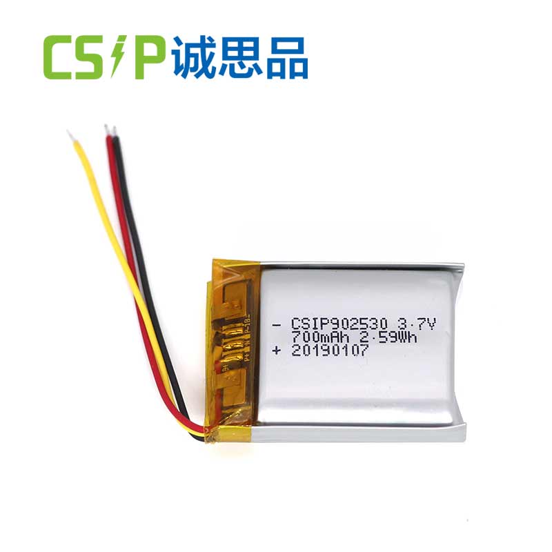 902530-3.7v-700mah lipo battery cell with NTC protection