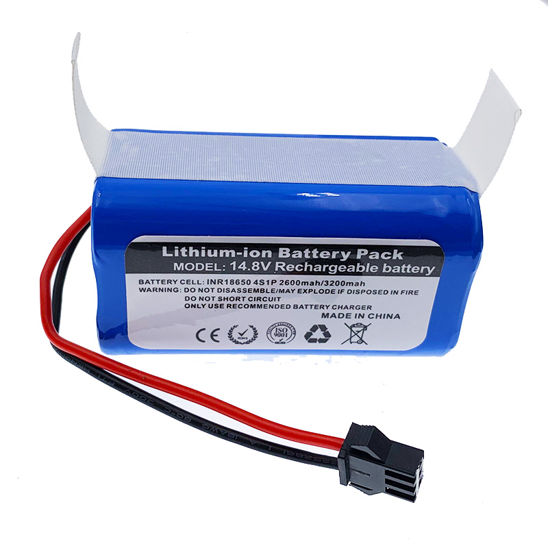 14.8v 3200mah Rechargeable Li-ion Battery Life A4 A4s V7 A6 V7s Sweeping Robot Vacuum Cleaner 4s1p Lithium Ion Battery Packs